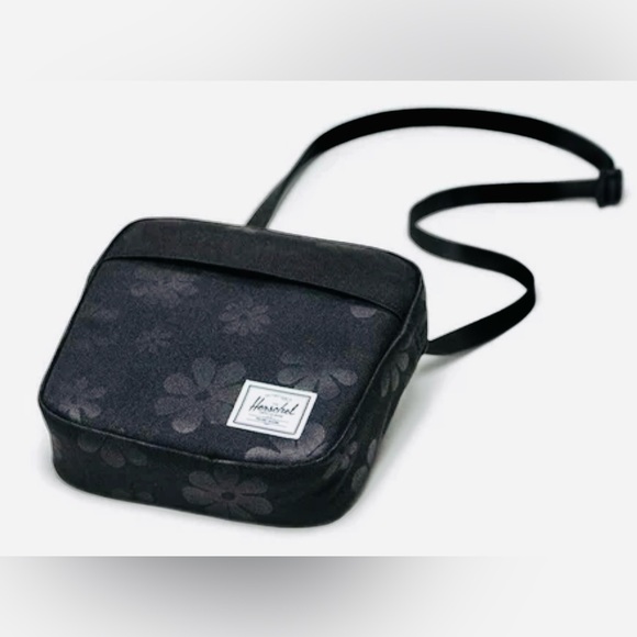 Herschel Supply Company Black Floral Crossbody Bag